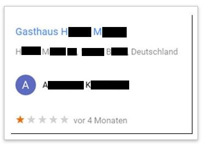 LG Hamburg: Google muss reine Sterne-Bewertung löschen