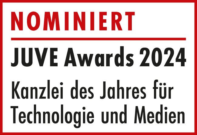 JUVE Awards 2024: LAUSEN als Kanzlei des Jahres für Technologie und Medien nominiert